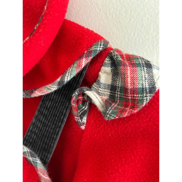 Pattycakes Vintage Girls Red Fleece Top Black Cord Scottie Jumper Beret Set 6 - Picture 4 of 9